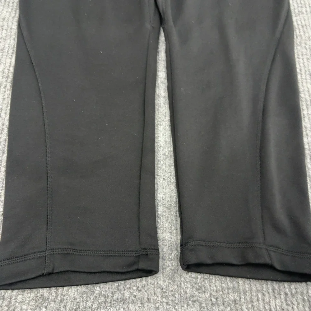 Adidas Pants Mens M Black Polyester Elastic Waist Activewear Sportswear Joggers
